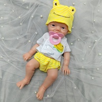Mini-poupée en silicone ultra douce de 12 pouces pour bébé garçon, nouveau-né, poupée de mode Reborn de 30cm, cadeau pour enfant