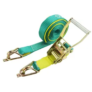 FORCENTRA 2'' AUS Container Standard Heavy Duty Lashing Belt Ratchet Tie Down Strap With Swan Hook