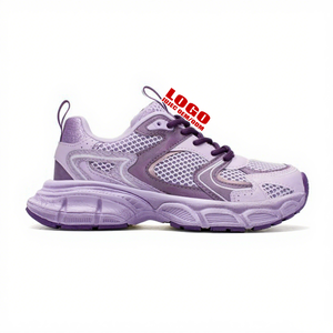 Scarpe da ginnastica da <span class=keywords><strong>donna</strong></span> di moda estiva personalizzate con plateau rosa blu scarpe da corsa per camminare in primavera - Product Image 3