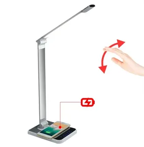 調整可能なアームとタッチコントロールテーブルランプを備えた5レベルの明るさのオフィス調光可能テーブルライト
