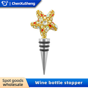 Christmas Wine Stopper Silicone Alloy Bottle Seal With Santa Snowman Design For Holiday Decor - Product Image 4