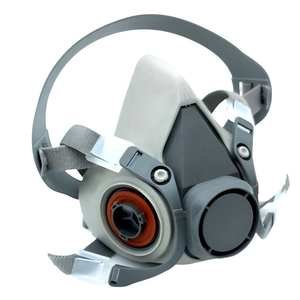 Masque à gaz anti-poussière réutilisable de haute qualité certifié CE, très vendu, 6200, vente en gros, masque chimique pour peinture au pistolet - Product Image 2