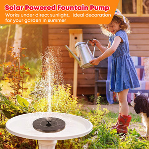 Fontaines solaires pour bains d'oiseaux d'extérieur, pompe à eau solaire flottante pour jardin, étang, piscine - Product Image 4