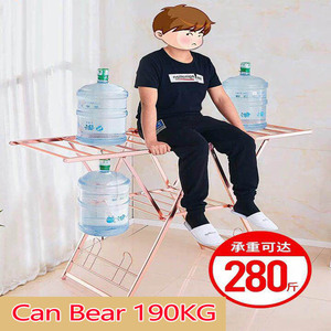 Porte-vêtements pliable en aluminium nouvellement commercialisé Organisateur de vêtements extensible de fantaisie Usage quotidien Support de cintre pliable - Product Image 5