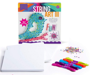 Makes 3 Large <strong>String</strong> <strong>Art</strong> Canvases Bird Edition <strong>Art</strong> Craft <strong>Kit</strong> - Product Image 2