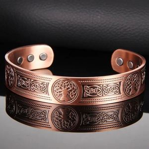 Wholesale Vintage Magnet <b>Bracelet</b> High Power Magnetic Health Benefits Waterproof Custom Jewelry for <b>Men</b> Women - Product Image 2