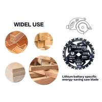 Lame de scie circulaire 165 mm 24 dents en acier au carbone/acier rapide, stable, fiable et lisse, OEM DIY, pressée à chaud pour la découpe du bois dur