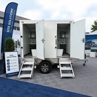 Toilettes mobiles portables pour extérieur, montées sur camion, pour usage public, fournie directement par l'usine