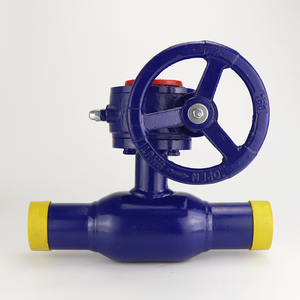 Válvula de Bola de Turbina Totalmente Soldada de Alta Calidad Q361F-16Q, Manual, para Aplicaciones de Alta Temperatura, OEM Personalizable, Uso General, ST37.8 - Product Image 2