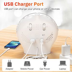 Smart WiFi Glass Cartoon Pattern Radio Alarm <b>Clock</b> with Sunrise Simulation Wake-Up Light for Kids Bedroom & Living Room - Product Image 2