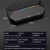 Adaptateur Convertisseur Clavier Souris de Jeu RVB G6L Filaire pour Switch Xbox One PS4 PS3 PS5
