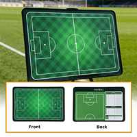 Tableau tactique d'entraîneur de football avec support portable, tableau d'analyse de match de football inscriptible et effaçable à sec