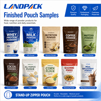 Machine d'emballage pour sachets doypack préformés de poudre protéinée, suppléments nutritionnels flexibles pour la santé et la nutrition sportive