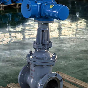 PN16 wcb Thiết bị truyền động điện Van cổng điều khiển bởi động cơ jinwei mô hình thương hiệu Dn50-dn600 Kích thước cổng ứng dụng chung - Product Image 1