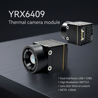 Nouveau module de caméra thermique USB+CVBS 9.1/13/19mm pour la surveillance industrielle et l'imagerie aérienne (UAV)
