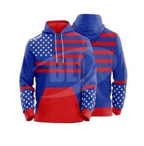 Sweat à capuche à sublimation pour hommes, vêtements de sport d'hiver, sweats à capuche 100% tissu en polyester avec logo personnalisé pour hommes et femmes - Product Image 1