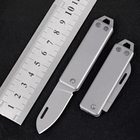 Hoge Hardheid Klein Opvouwbaar Zakmes Multi Utility Mes Box Cutter Camping Zelfverdedigingsmes Met Sleutelringgat Voor Tactiek
