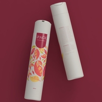 100% étanche 300ml HDPE liquide cosmétique shampooing Gel plastique presser disque haut bouchon bouteilles