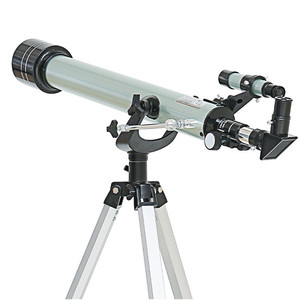 Astronomical Telescope 90060 Silver 900mm 60mm Aperture High Definition Space Ground Dual Purpose Stargazing Moon Observing - Product Image 1