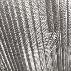 Moderno Plisse 16mm plisado plegable red acordeón mosquitera malla de poliéster ventana puerta mosquitera lavable fácil de instalar - Product Image 1