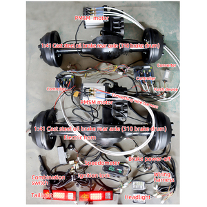Kit de Conversión de Tambor de Aceite para Camión de Servicio Pesado de Baja Velocidad 1:41 con Ejes Traseros de Doble Tracción y Controlador de Motor PMSM de 5kW - Product Image 3