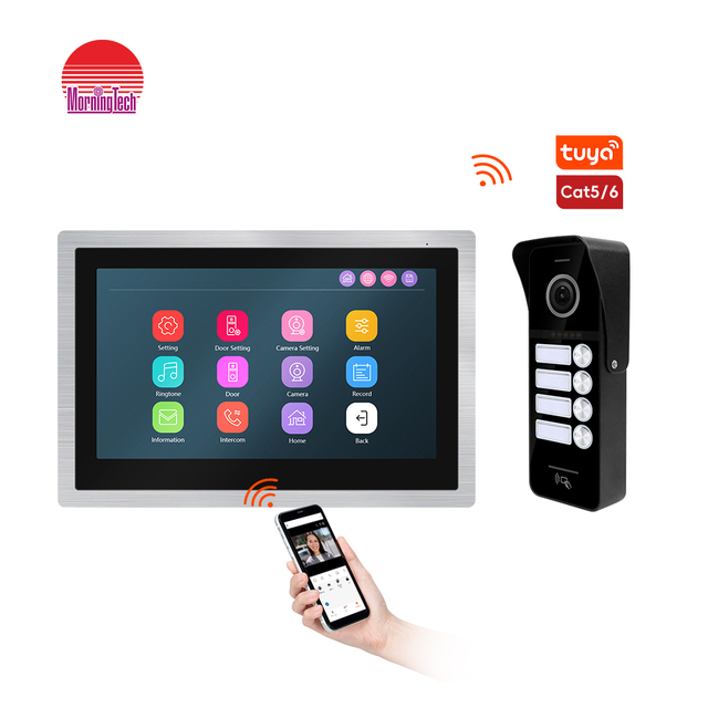 Ring Doorbell 1080P Camera Wifi Video Door Bell Intercom HD Camera for Apartments Video Door Phone