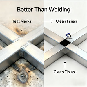 Connecteurs carrés en aluminium de 25 mm, noirs et blancs, connecteurs d'angle en plastique pour tubes carrés 20x20 - Product Image 5