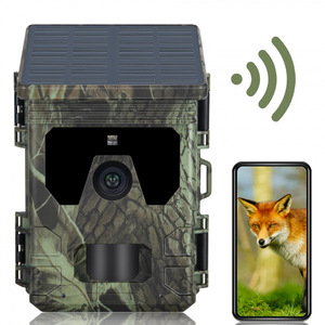 Caméra de chasse WiFi600Pro 4K à énergie solaire, piège à animaux Wi-Fi, étanche IP65, corps en plastique, fente MicroSD - Product Image 1