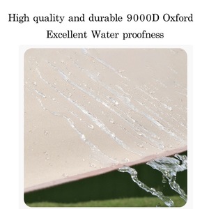 Hamac de camping en plein air en nylon imperméable avec bâche anti-mouches <span class=keywords><strong>moustiquaire</strong></span> abri de tente Protection UPF pare-soleil Logo personnalisé - Product Image 4