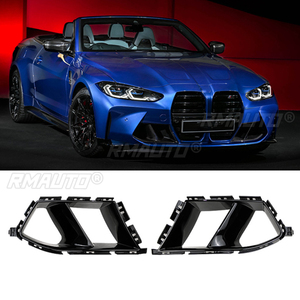 Grilles de ventilation avant de pare-chocs et garnitures de phares antibrouillard pour BMW Série 3 4 G80 G82 G83 M3 M4 2020 2021 2022 2023 Style MP - Product Image 1