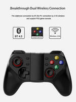 2024 Nuevo diseño 2,4G Controlador de juegos inalámbrico Android con soporte de teléfono para teléfono móvil TV Box PS3 VR Trigger Joystick.