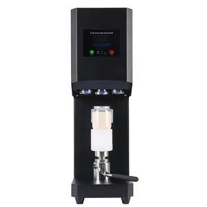 Semi-Autometische Bliksealer Folie Handmatige Plastic Fles Capper Machine Dop Soda Blikje Zeeman Automatische Bliksluitmachine