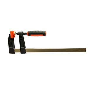 Abrazadera en <span class=keywords><strong>F</strong></span> de Alta Resistencia con Mango de Metal y Plástico, Estándar DIN 5117, Tipo Alemán, para Trabajos en Madera - Product Image 1