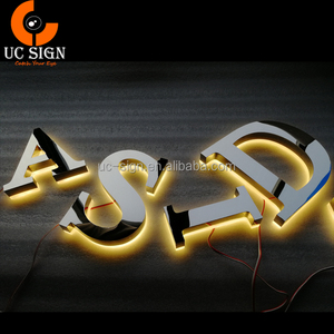 Gương Điện Acrylic 3D <span class=keywords><strong>Led</strong></span> Dấu Hiệu Ưa Thích Tên Công Ty Trở Lại Ánh Sáng Lên - Product Image 2