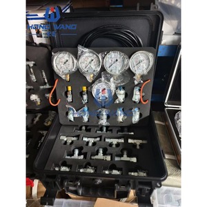 Boîtier de raccordement en T HongWang 5 jauges pour diagnostic de pression hydraulique avec kit de jauges WSG générique pour excavatrice, garantie 1 an - Product Image 3