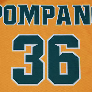 Camiseta de Baloncesto Unisex Personalizada, Diseño Naranja, Sublimación, Transpirable, Secado Rápido, Ropa Deportiva, Camisetas de Poliéster - Product Image 5