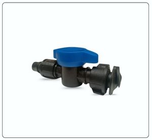 Conector de Válvula de Agua de 16 mm de Alta Resistencia para Control de Flujo en Sistemas de Riego por Goteo Agrícola - Product Image 1
