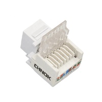 Conector Keystone Hembra Modular para Red Ethernet Cat5e Cat6, Acoplador RJ45 UTP, Carcasa de ABS, Cableado T568A/B, Cable de 24-26 AWG