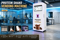Machine à smoothies nutritifs automatique avec cartouches de saveurs interchangeables et compteur d'utilisation pour les cantines scolaires