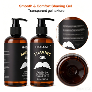 Crème à raser hydratante et naturelle pour hommes en gros – Gel crème de <span class=keywords><strong>rasage</strong></span> sans mousse pour le soin de la peau - Product Image 2