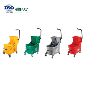 Đầy Đủ Bên Báo Chí Nhiệm Vụ Nặng Nề Lau Xô Với Bánh Xe Và Ép Lau Với Xô Ép Làm Sạch Lau Ép - Product Image 3