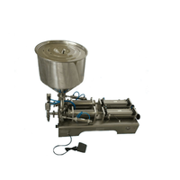 Machine de remplissage pneumatique semi-automatique de haute précision pour flacons en verre, sachets, sauces, crèmes, boissons et cosmétiques