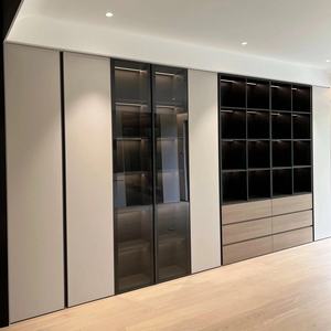 Gabinete de almacenamiento de madera de diseño moderno, estantería de pared populares para sala de estar, comedor, estanterías de Panel baratas para biblioteca del hogar - Product Image 2