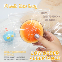Sachet auto-scellant personnalisé en PVC transparent pour jouets anti-stress, jouets squishy, emballage de jouets squishy, pochette réutilisable, vente en gros
