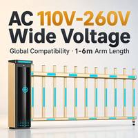 Barrera de Aluminio con Control por Aplicación Inteligente, Motor DC sin Escobillas, Velocidad Rápida de 1.5s, Sistema de Aparcamiento con Avisos de Voz
