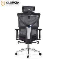 2022 nouveaux produits chauds chaise de bureau à domicile multifonction chaise ergonomique réglable en maille à dossier haut pour ordinateur portable