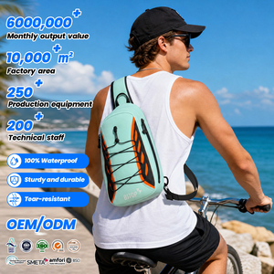 Sac à dos bandoulière imperméable léger pour la randonnée, la marche, le vélo et les voyages - Product Image 1