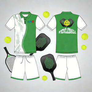 Camisetas Deportivas Personalizadas para Gimnasio, Transpirables, para Hombre, Jersey de Pickleball Liso Teñido, Conjunto de Pickleball de Secado Rápido - Product Image 1