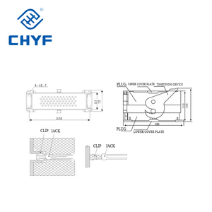 Schaltanlagen Hochspannung 380V 10A Vakuum-Leistungsschalter (VCB) Teile JZ-58 Sekundärstecker von Timetric - Product Image 6
