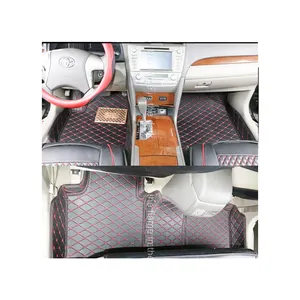 Tapis de sol de voiture en cuir personnalisé, intérieur de voiture, pour toyota camry 40 xv40 2006 2007 2008 2009 2010 2011